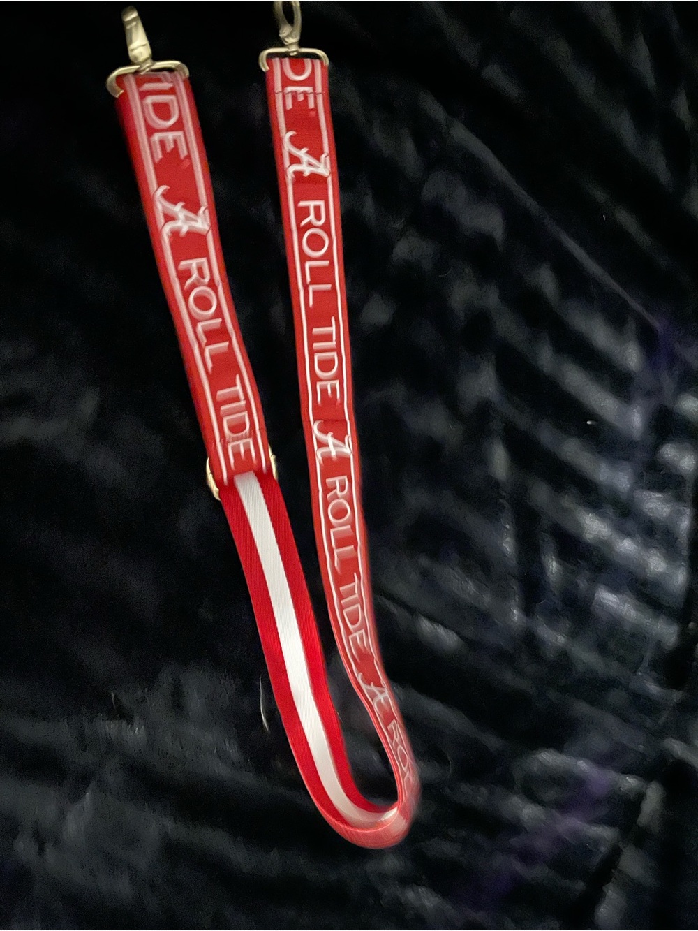 Roll Tide Red Crossbody Strap – Adjustable Alabama Print